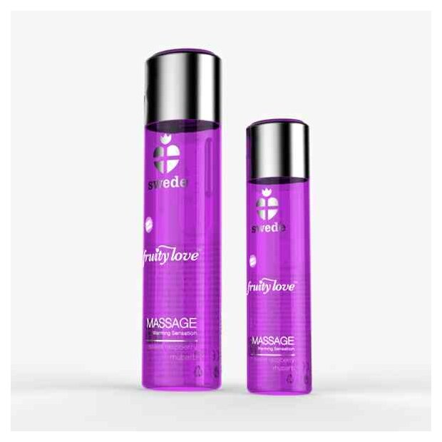 Swede Fruity Love Massage Sweet Raspberry Rhubarb 120 ml