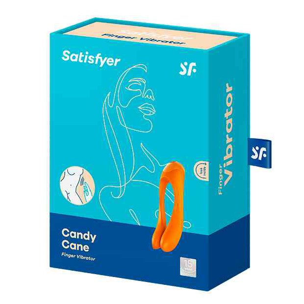 Satisfyer - Candy Candy Finger Vibrator Orange