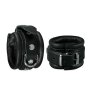 Leather Handcuffs Black 5 cm