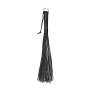 Leather Black Whip Soft - 70 Strings