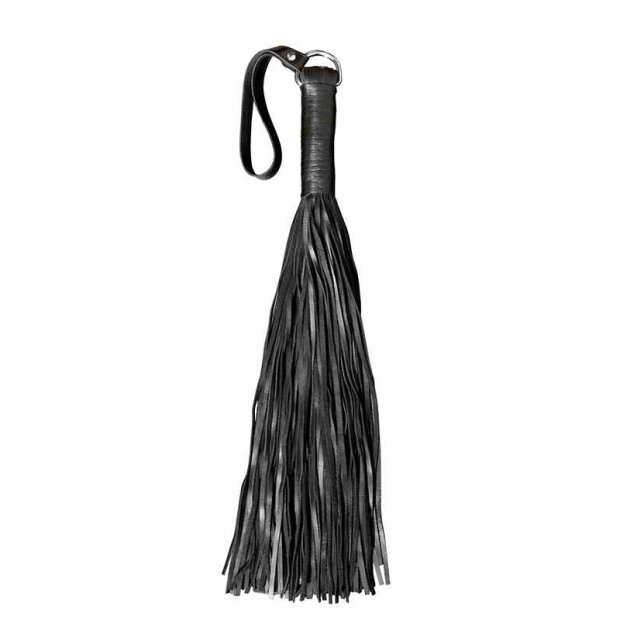 Leather Black Whip Soft - 150 Strings