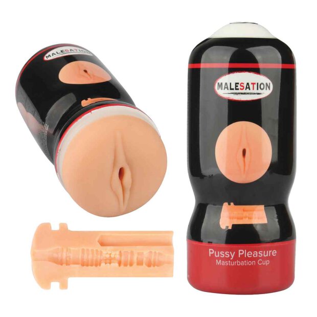 Malesation Masturbation Cup Pussy Pleasure