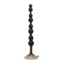 Love Throb Black Butt Plug - 1,5 cm
