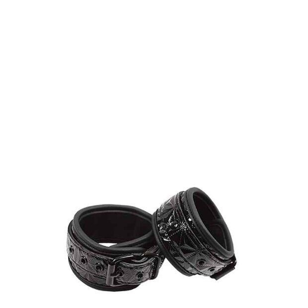 Sinful Black Ankle Cuffs