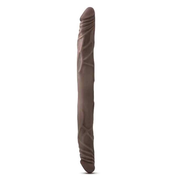 Dr Skin 14Inch Double Dildo Chocolate