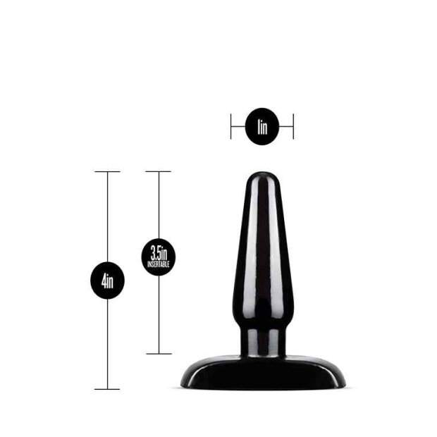 Anal Adventures Basic Plug Kit Black
