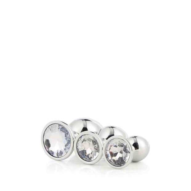 Gleaming Love Silver Plug Set
