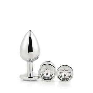 Gleaming Love Silver Plug Set