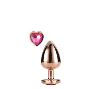 Gleaming Love Rose Gold Plug Small 2,7 cm