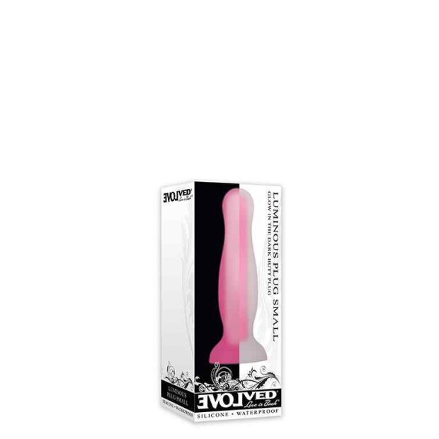 Evolved - Luminous Plug Small Pink 2,9 cm