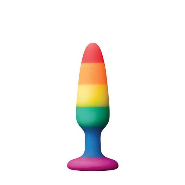 Pride Colourful Love Rainbow Anal Plug Small 2,9 cm