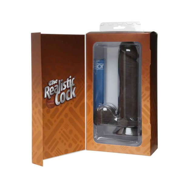 The Realistic Cock - UR3 - 8 Inch - Black
