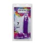 7 Inch Realistic Cock with Balls - Purple
