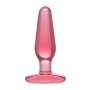 Crystal Jellies - Medium Butt Plug - Pink 4,3 cm