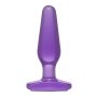 Crystal Jellies - Medium Butt Plug Purple