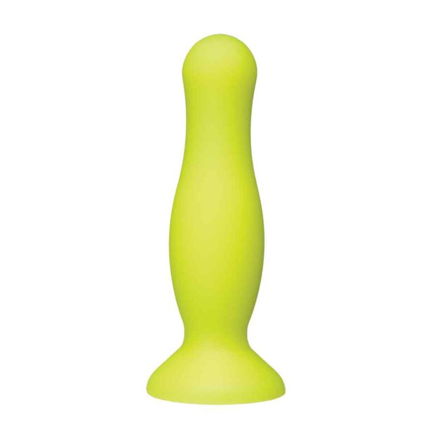 American Pop - Mode - Silicone Anal Plug - Yellow 3,8 cm