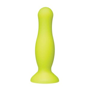 American Pop - Mode - Silicone Anal Plug - 5 Inch - Yellow