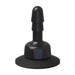 Deluxe 360° Swivel Suction Cup Plug - Black