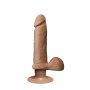 The Realistic Cock - UR3 - Vibrating 6 Inch - Brown