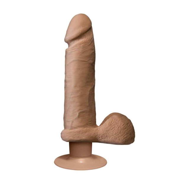 The Realistic Cock - UR3 - Vibrating 8 Inch - Brown