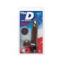 The D - Perfect D with Balls Vibrating - Chocolate 18cm