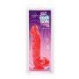 Jelly Jewels - Cock And Balls With Suction Cup Ruby