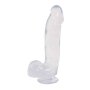 Jelly Jewels - Cock And Balls With Suction Cup Diamond 20cm