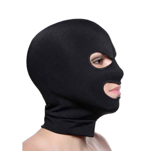 Spandex Hood With Eye And Mouth Holes - Onesize
