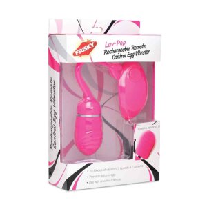 Luv-Pop - Rechargeable Remote Control Egg Vibrator - Pink