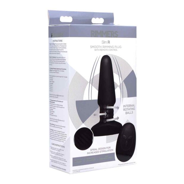 Rimmers Remote Control Butt Plug