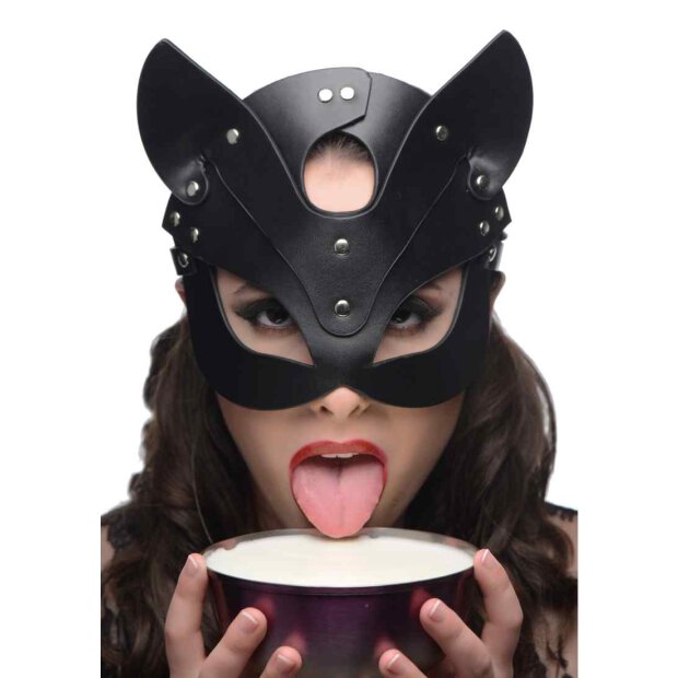 Naughty Kitty Cat Mask - Black