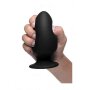 Squeeze-It Squeezable Large Anal Plug - Black 9,1 cm