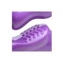7X Revolver Thick Vibrating Strapless Strap-On Purple