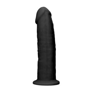 Silicone Dildo Without Balls - Black - 15,3 cm