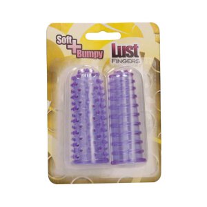 Lust Finger - Soft and Bumpy Sleeves - Purple