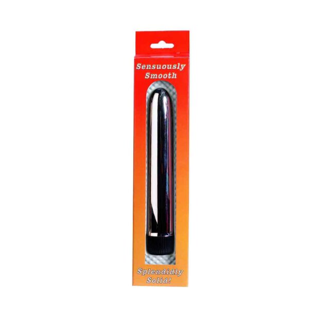Sensuously Smooth Vibrator - 17cm - Silver