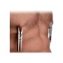 Tom of Finland Bros Pin Stainless Steel Nipple Clamps - Silver