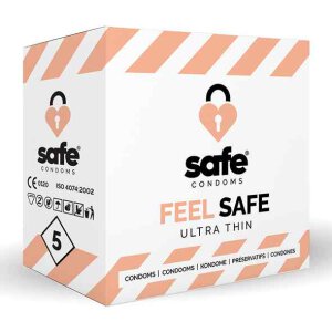 SAFE  Condoms Feel Safe Ultra Thin (5 pcs)