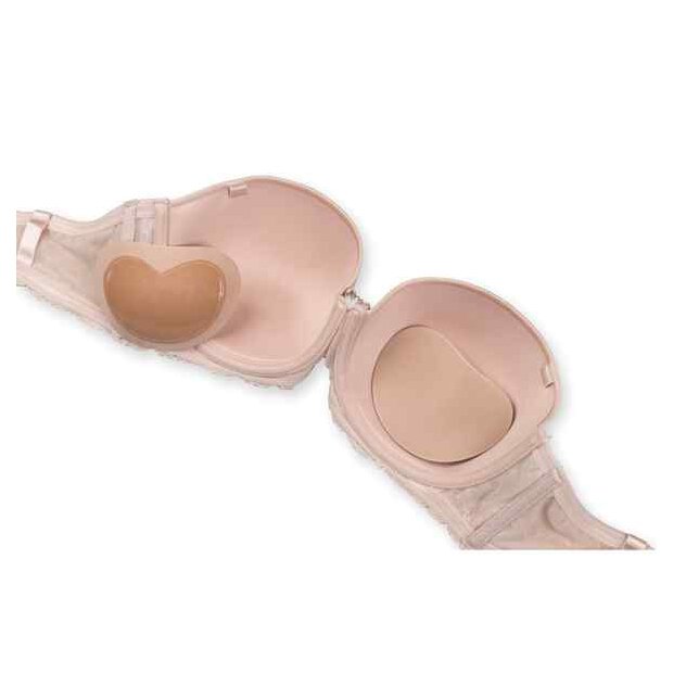 Bye Bra Adhesive Push-Up Pads Nude