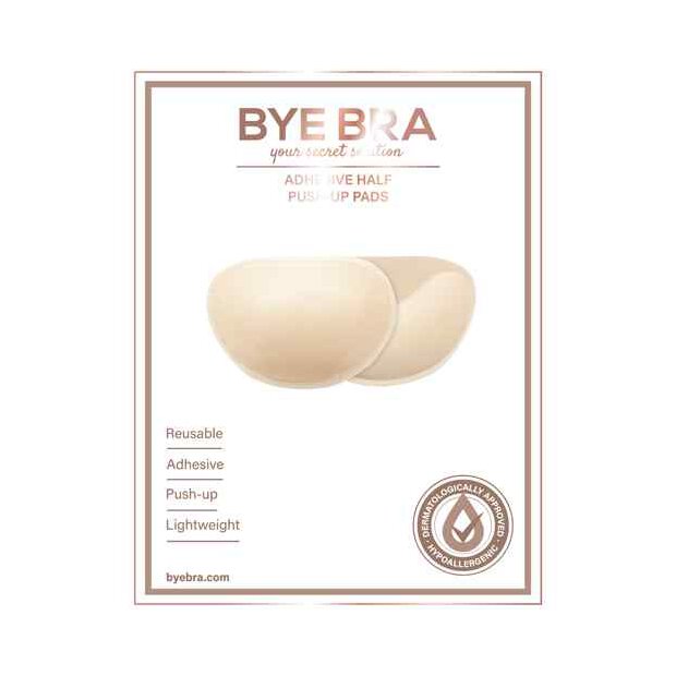 Bye Bra Adhesive Push-Up Pads Nude