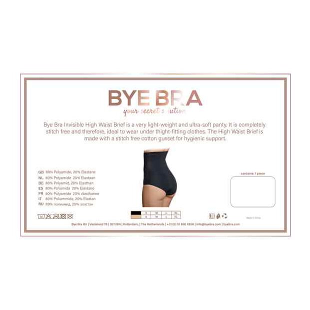 Bye Bra Padded Panties High Waist S