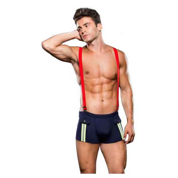 Envy - Fireman Bottom With Suspenders 2 Pc M/L
