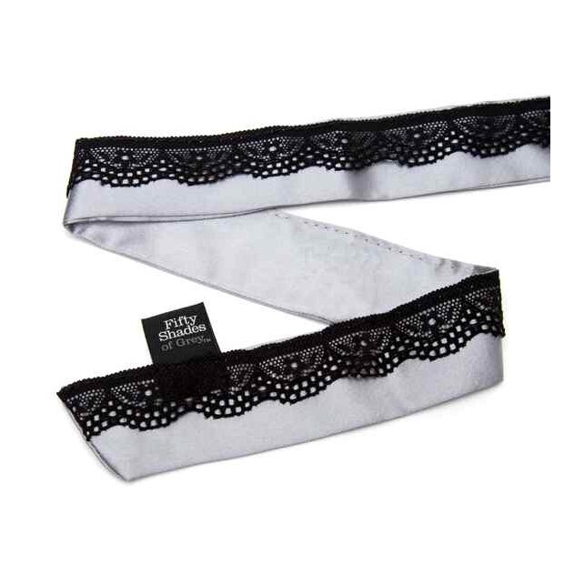 Fifty Shades of Grey Play Nice Satin & Lace Collar & Nipple Clamps