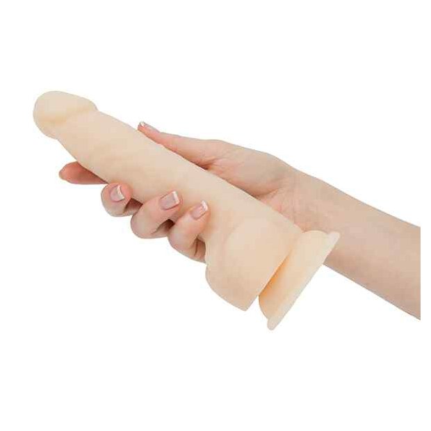 Naked Addiction Rotating & Vibrating Dong Vanilla 20.5cm