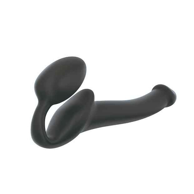 Strap-On-Me Semi-Realistic Bendable Strap-On Black M